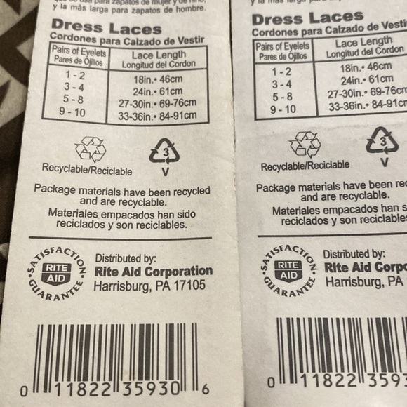 3/$20. Black Dress Shoelace Bundle - Picture 8 of 8